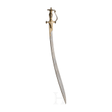 An Indian Sosun Pattah with gold damascened hilt, dated 1881