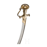 An Indian Sosun Pattah with gold damascened hilt, dated 1881