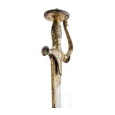 An Indian Sosun Pattah with gold damascened hilt, dated 1881