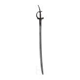 An Indian iron tegha, late 18th century