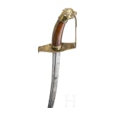 A saber with lion's head pommel, Cambodia, 19th century