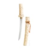 A bone tanto, Japan, circa 1900