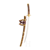 A Japanese miniature tachi, 20th century