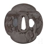 A Japanese tsuba, 18th century
