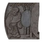 A Japanese tsuba, 18th century