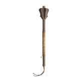 A Sudanes mace with etched decoration, 19th century