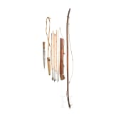 Bow with quiver, arrows, and knife, Africa, 20th century.