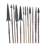 Twelve Central African spears, circa 1900