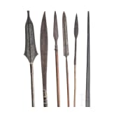 Six Central African spears, circa 1900