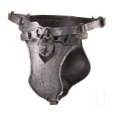 A chastity belt, collector's replica in the style of the 16th/17th century