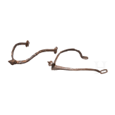 Two German iron knightly spurs, 11th/12th century