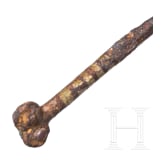 Two German iron knightly spurs, 11th/12th century