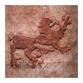 A late Gothic Austrian horseman's hand shield with coat of arms, mid-15th century