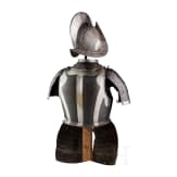 A German black-and-white pikeman's armour, circa 1600