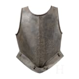 An Italian footsoldier's breastplate, ca. 1600
