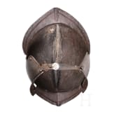 A South German burgonet with engraved decoration, circa 1570