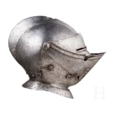 A Flemish close helmet, circa 1570