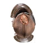 A Flemish close helmet, circa 1570