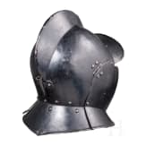 A blackened Nuremberg burgonet, ca. 1570