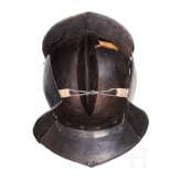 A blackened Nuremberg burgonet, ca. 1570