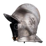 Blanke Sturmhaube in Offiziersqualit&auml;t, s&uuml;ddeutsch, um 1580