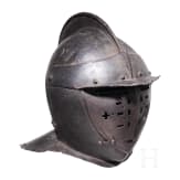 A German cuirassier's helmet, ca. 1620
