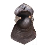 A Polish officer's heavy lobster-tailed burgonet, mid 17th century