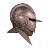 A German or Flemish cuirassier's close helmet, circa 1600