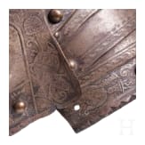 A South German etched pauldron, ca. 1570