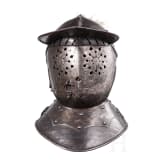 A cuirassier's close helmet in 1620s style Germany, ca. 1900