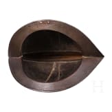 A Victorian miniature burgonet with etched decoration in 1580s style