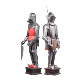 Two miniature suits of armour, 2nd half of the 20th century