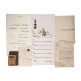 Medaille Hilal-i Ahmer, Urkunden, Dokumente, Grafik, 19./20. Jhdt.