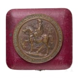 Gro&szlig;e Bronzeplakette auf Sultan Mehmed II., den Eroberer, 20. Jhdt.