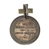 Karl-Olga-Medaille in Silber, im Verleihungsetui