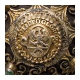 A fine Transylvanian silver-mounted mace, mid 19th century