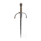 A German, probably Saxon, left-handed dagger, circa 1600