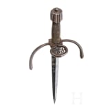 A German, probably Saxon, left-handed dagger, circa 1600