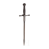 A German left-hand dagger with armour piercing blade, ca. 1600