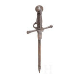 A German left-hand dagger with armour piercing blade, ca. 1600