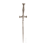 A large Italian full iron stiletto, mid-17th century