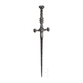 A German iron stiletto, mid-17th century