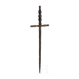 A German iron stiletto, mid-17th century