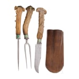 An alpine set of travelling cuttlery, ca. 1840