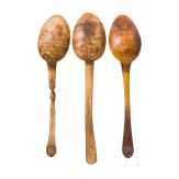 Three Sterzing spoons, circa 1800