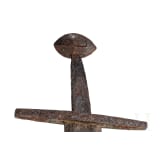 A German medieval sword with Brazil nut pommel, 13th century