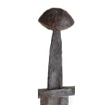 A German medieval sword with Brazil nut pommel, 13th century