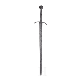 A German hand-and-a-half sword, mid 14th century