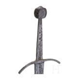 A German hand-and-a-half sword, mid 14th century