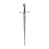 A short German hand-and-half thrusting sword (estoc), first half of the 15th century